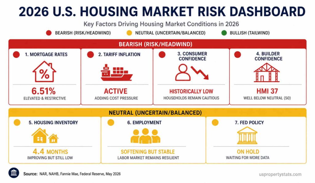 infographic for the 2026 US housing market